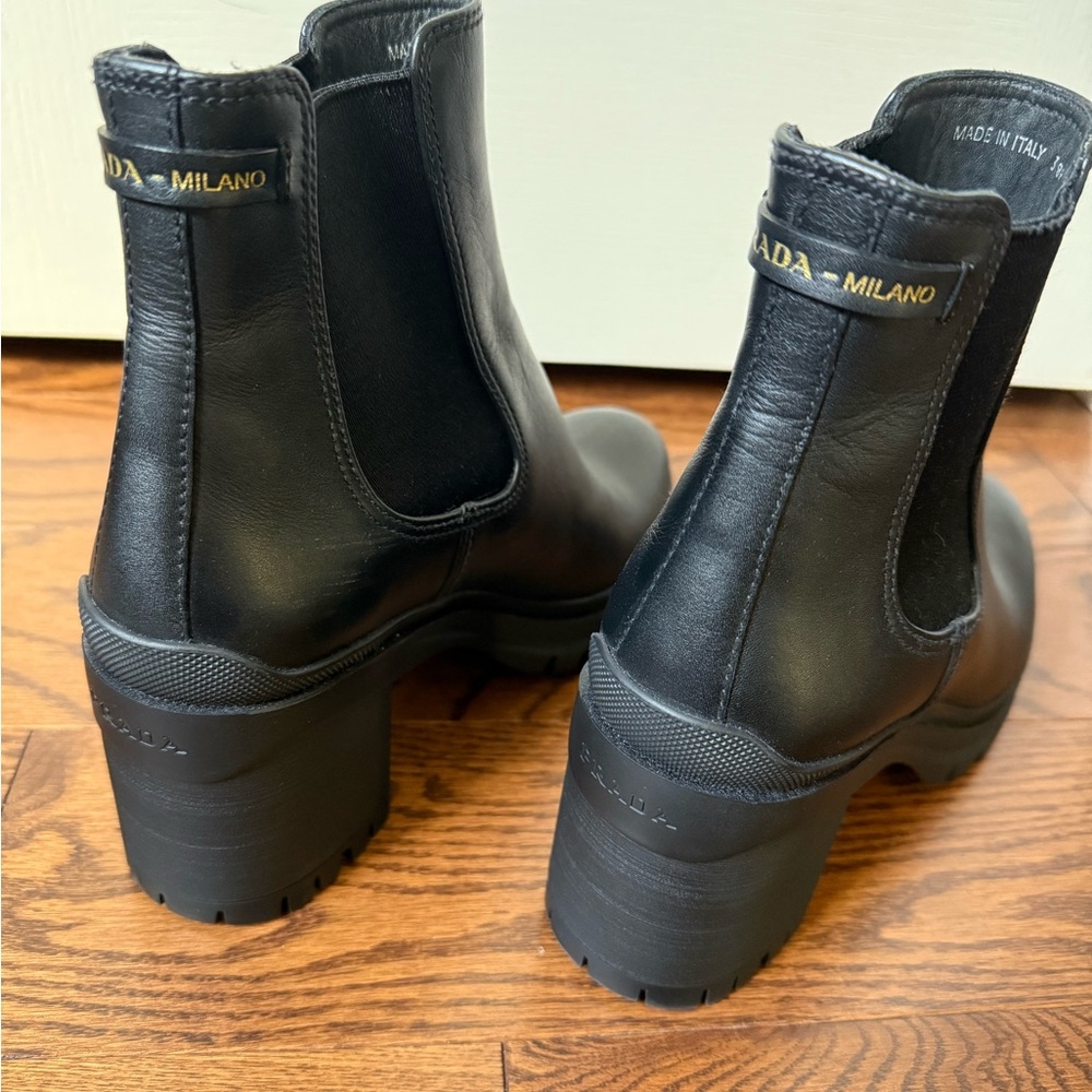 Prada Lug Sole Chelsea Boot 38.5 - Picture 5 of 12